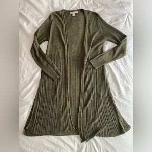 ❣️5 FOR $15!❣️ Christopher & banks | Womens Long tie up jacket